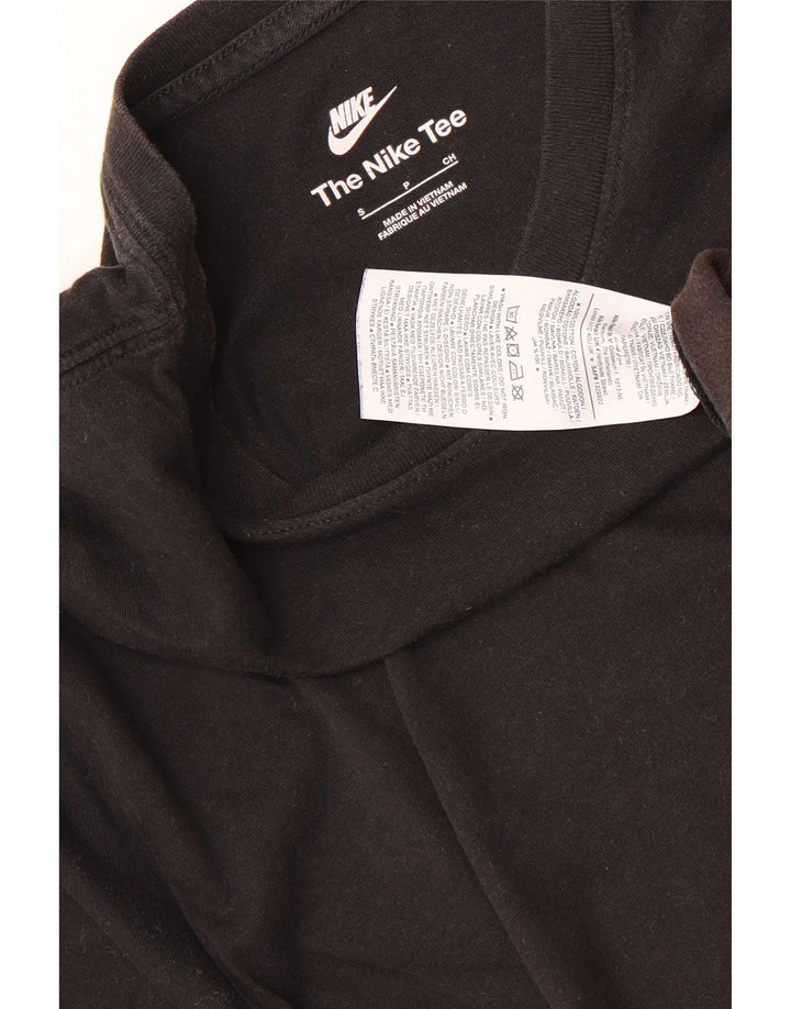 Ανδρικό μπλουζάκι Nike, μικρό μαύρο βαμβακερό