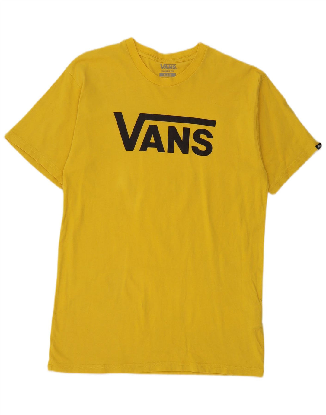 Ανδρικό γραφικό μπλουζάκι Vans Classic Fit Top Μεσαίο κίτρινο βαμβακερό
