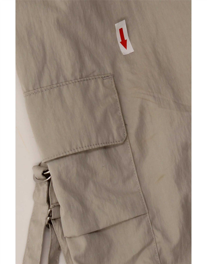 Zara Womens Joggers Cargo Παντελόνι XS W24 L29 Γκρι Πολυεστέρας