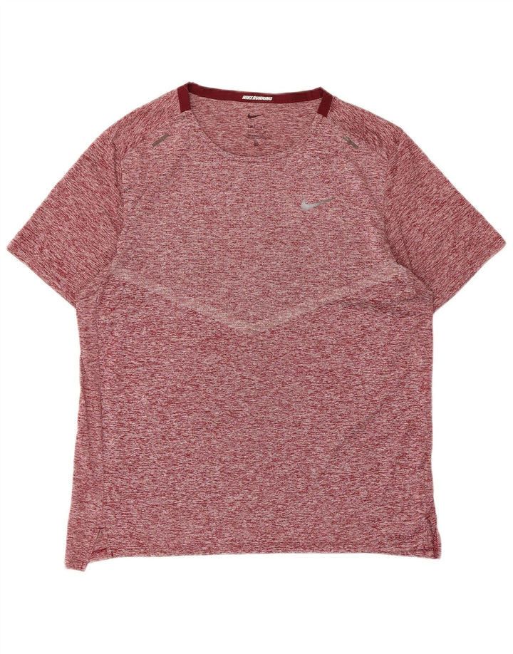 Ανδρικό T-Shirt Nike Top με μεσαίο μπορντό χρώμα