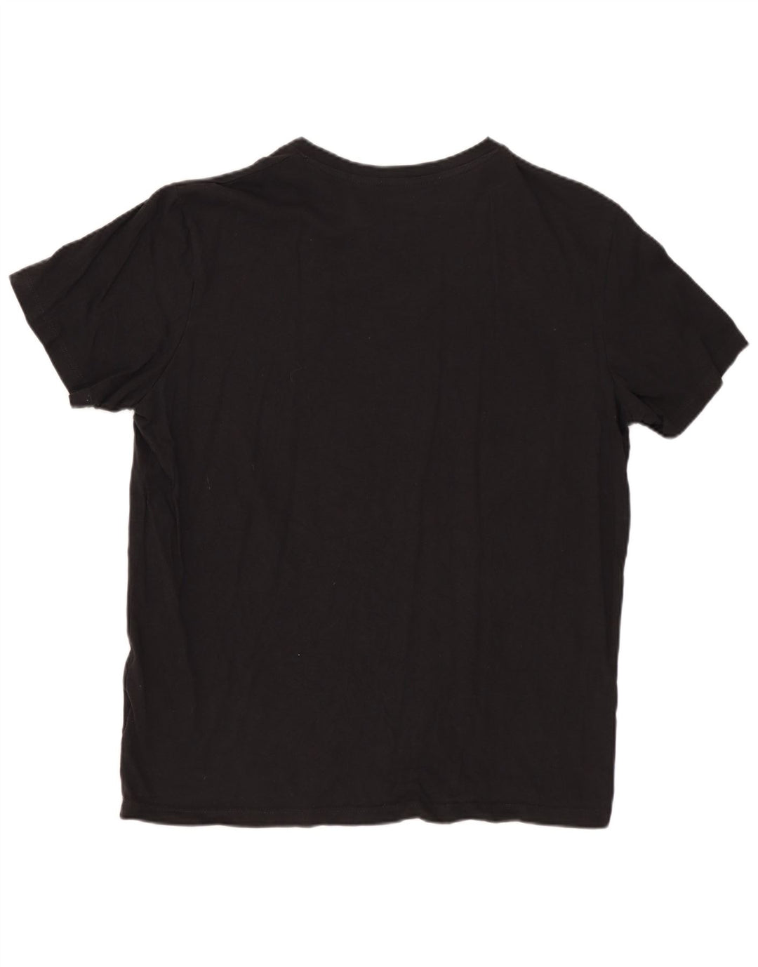 JACK & JONES Ανδρικό γραφικό T-Shirt Top Μεσαίο μαύρο βαμβακερό
