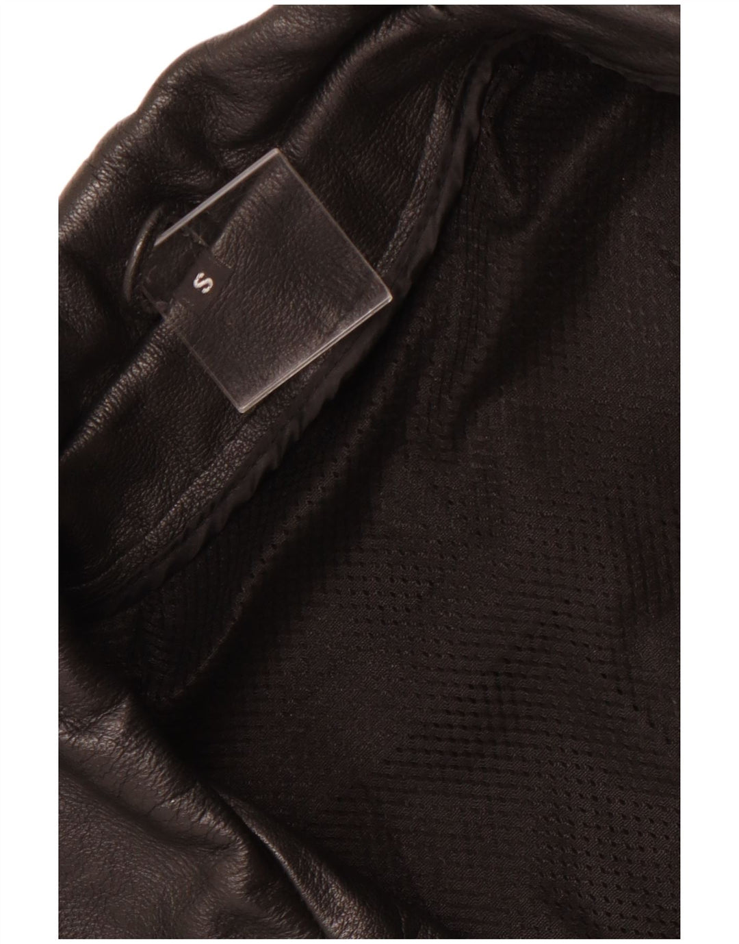 VINTAGE Ανδρικό Δερμάτινο Μπουφάν Biker UK 36 Small Μαύρο