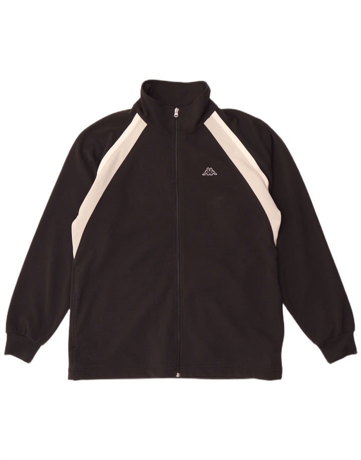Ανδρική φόρμα Kappa Top Jacket Large Black Colourblock Polyester