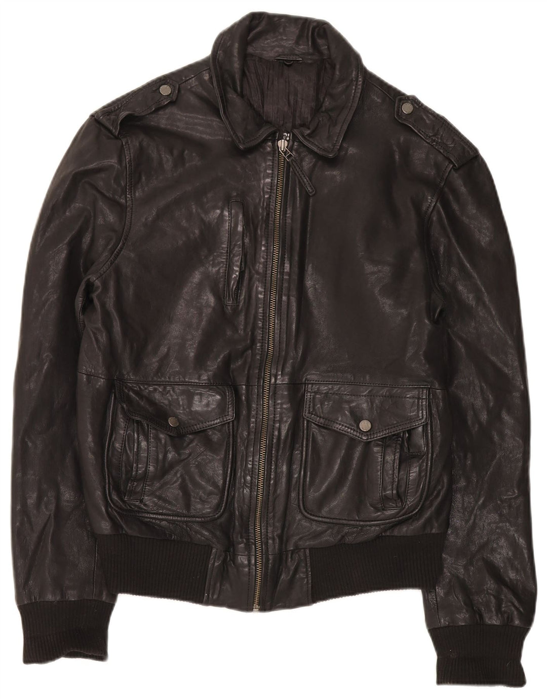 Vintage Ανδρικό Military Bomber Jacket UK 40 Large Black