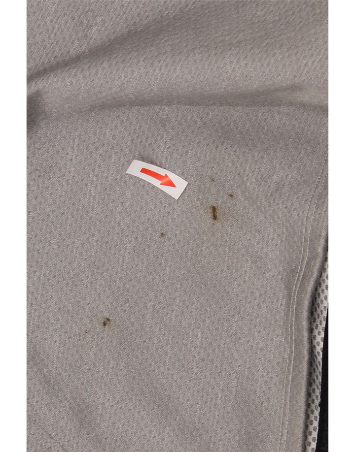 Γκρι πολυεστέρας REEBOK Ανδρικό γραφικό κουκούλα XL