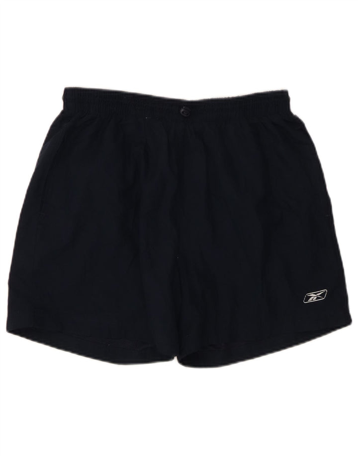 Γυναικείο αθλητικό σορτς REEBOK UK 14 Large Navy Blue Polyester