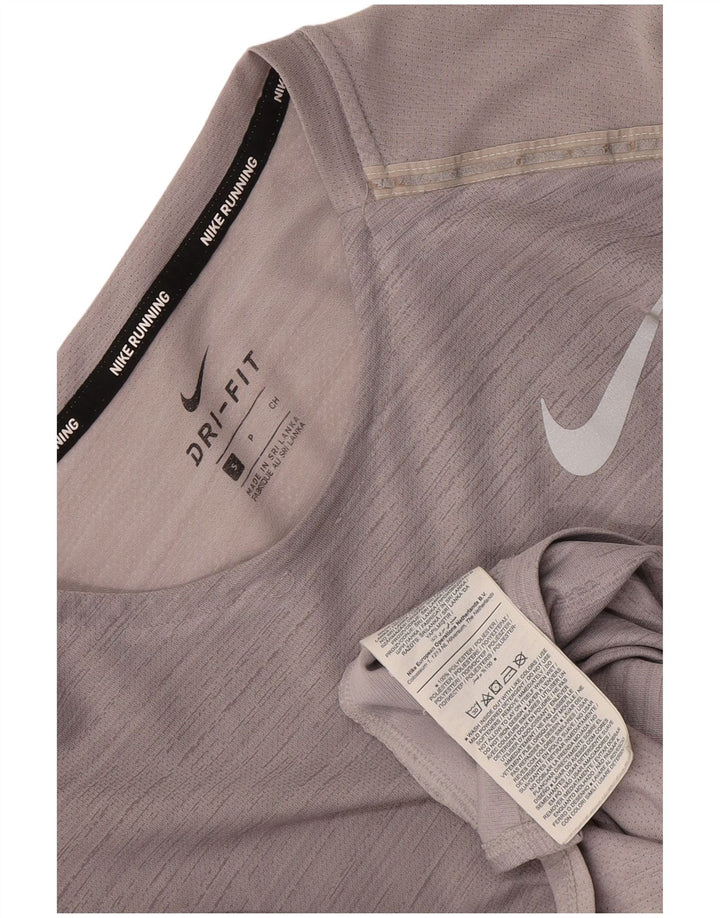 Ανδρικό μπλουζάκι Nike Dri Fit T-shirt με μικρό γκρι πολυεστέρα
