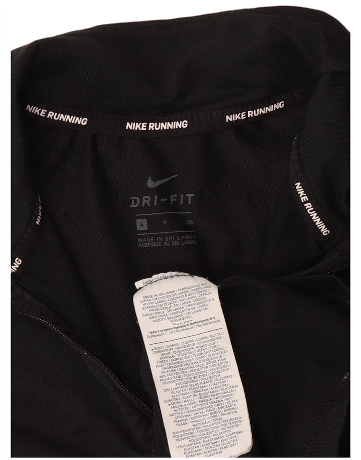 Γυναικεία NIKE Dri Fit με φερμουάρ πουλόβερ φόρμα Top 10 Small Black