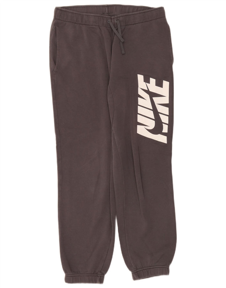 Ανδρική φόρμα φόρμας Nike γραφική, Joggers, μεσαίο βαμβακερό γκρι