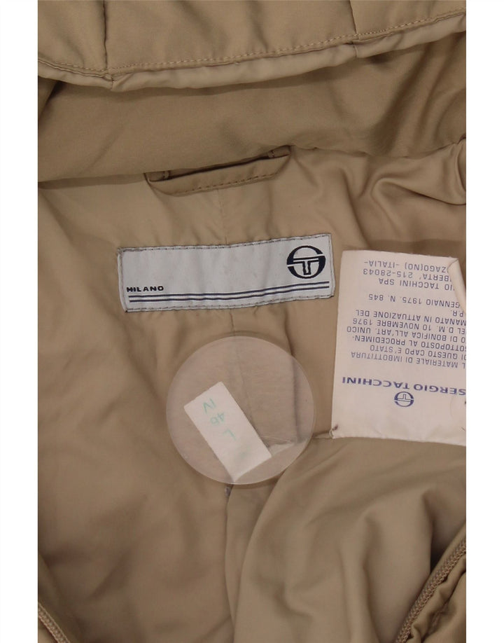 Sergio Tacchini Γυναικείο παλτό με κουκούλα UK 16 Large Beige