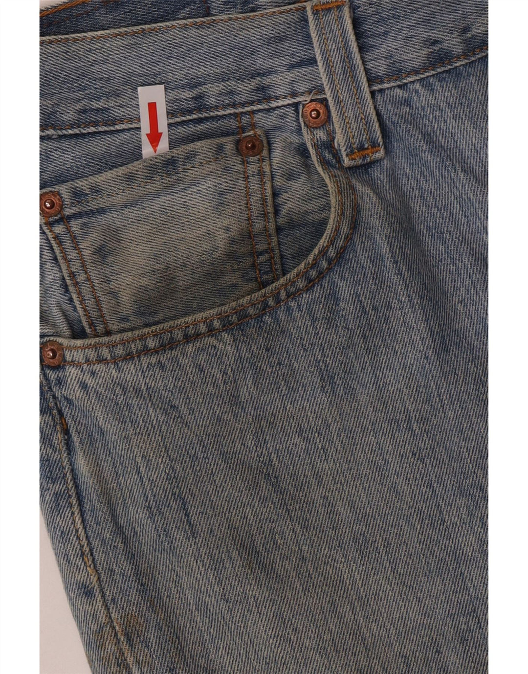 Ανδρικό τζιν Levi's Straight W34 L32 Μπλε βαμβακερό