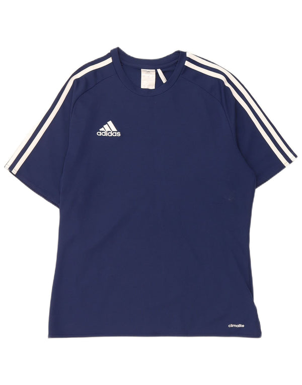 Adidas Ανδρικό T-Shirt Climalite Top Small Navy Blue Polyester