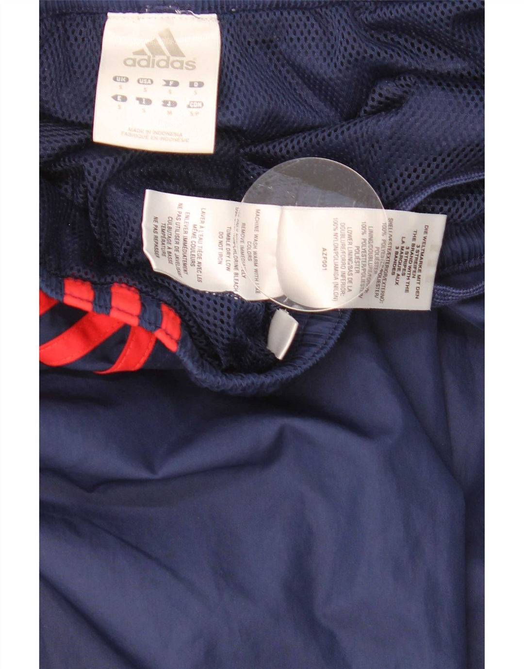 Ανδρική αθλητική φόρμα Adidas Παντελόνι Μικρό Navy Blue Polyester
