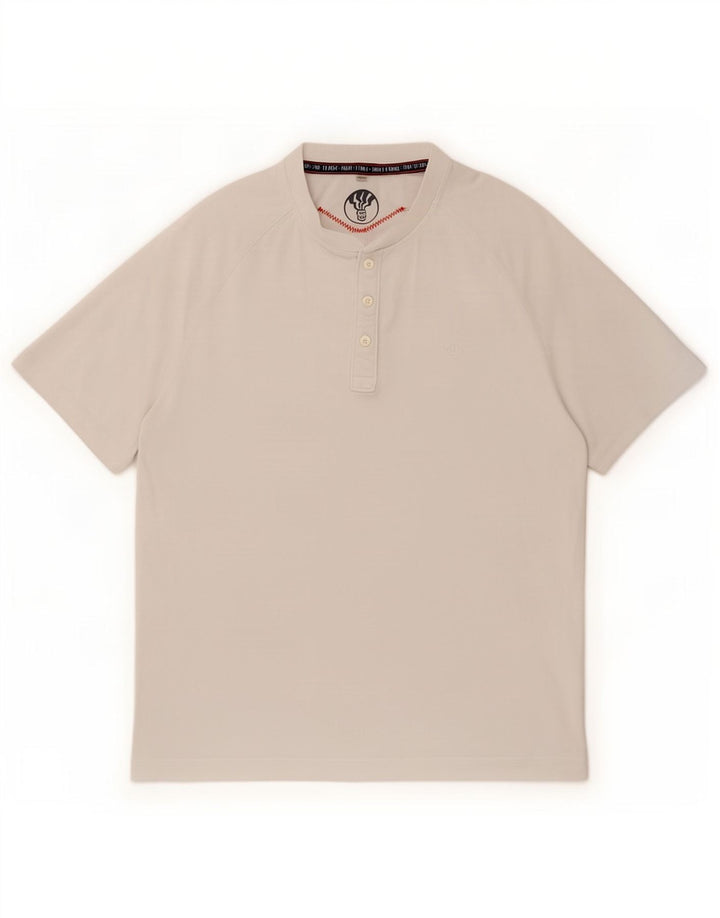 Ανδρικό T-Shirt Fat Face Top από μεσαίο λευκό βαμβακερό