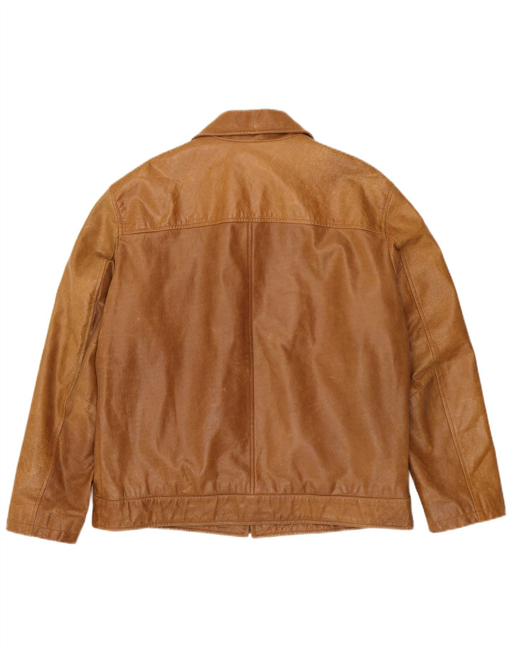 Mays & Rose Ανδρικό Δερμάτινο Μπουφάν UK 42 XL Μπεζ