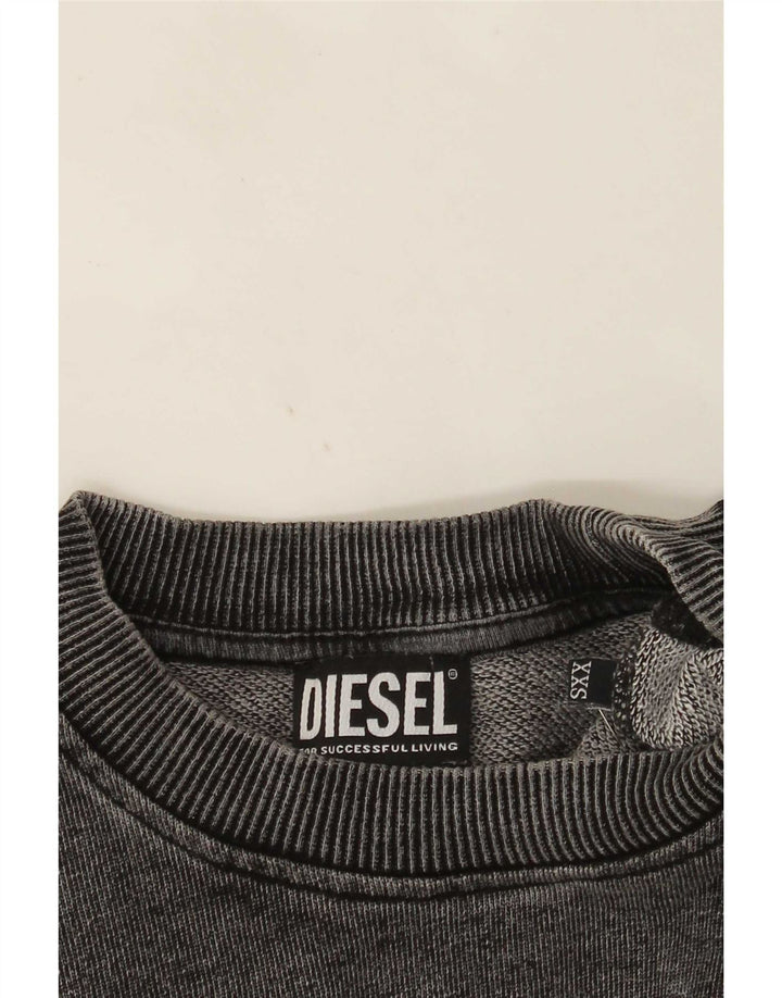 Ανδρικό γραφικό φούτερ Diesel Jumper 2XS Γκρι