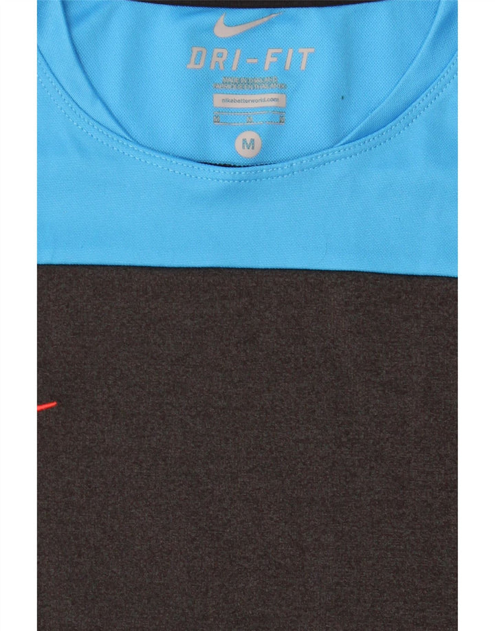 Ανδρικό T-Shirt Nike Dri Fit Τοπ μεσαίου γκρι χρώματος