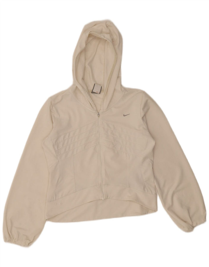 Γυναικεία αθλητική φόρμα Nike Crop με κουκούλα Μπουφάν UK 10/12 Medium White