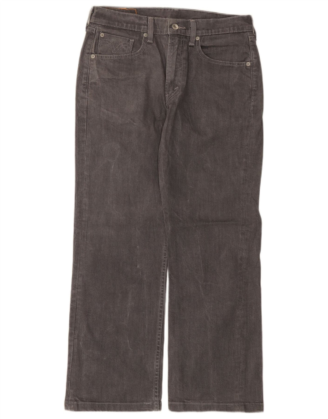 Levi's Mens 506 Straight Jeans W32 L28 Γκρι βαμβακερό