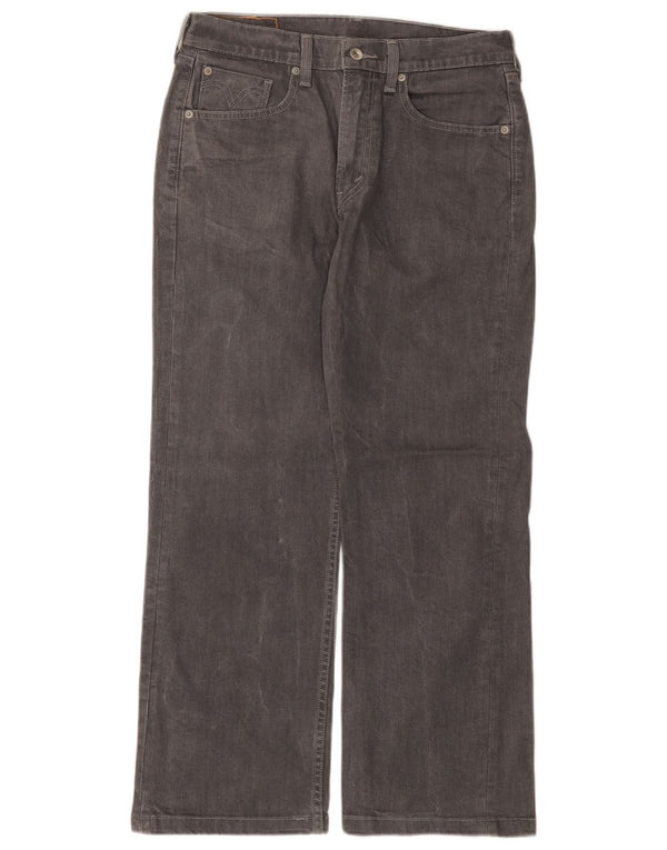 Levi's Mens 506 Straight Jeans W32 L28 Γκρι βαμβακερό