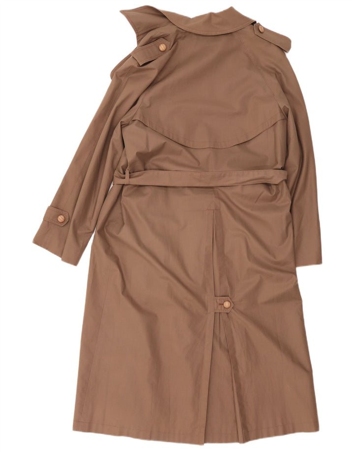 Vintage γυναικεία καμπαρντίνα oversized EU 36 Small Beige βαμβακερό