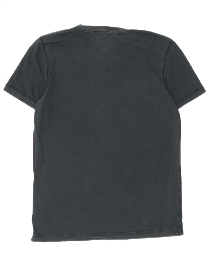Ανδρικό γραφικό T-Shirt G-Star Top Μεσαίο μαύρο βαμβακερό