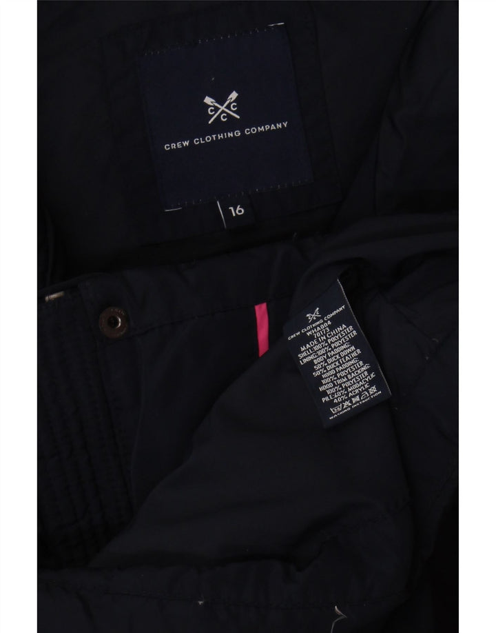 Crew Clothing Γυναικείο κανονικό γιλέκο UK 16 Large Navy Blue Polyester