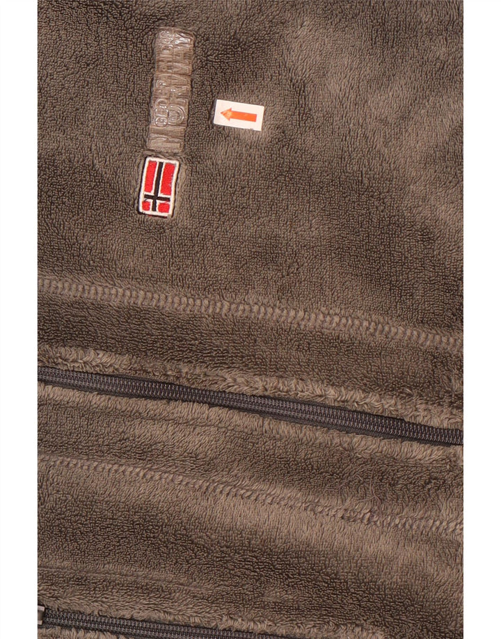 Ανδρικό μπουφάν Norway Fleece UK 38 Medium Grey Colorblock Πολυεστέρας Sports