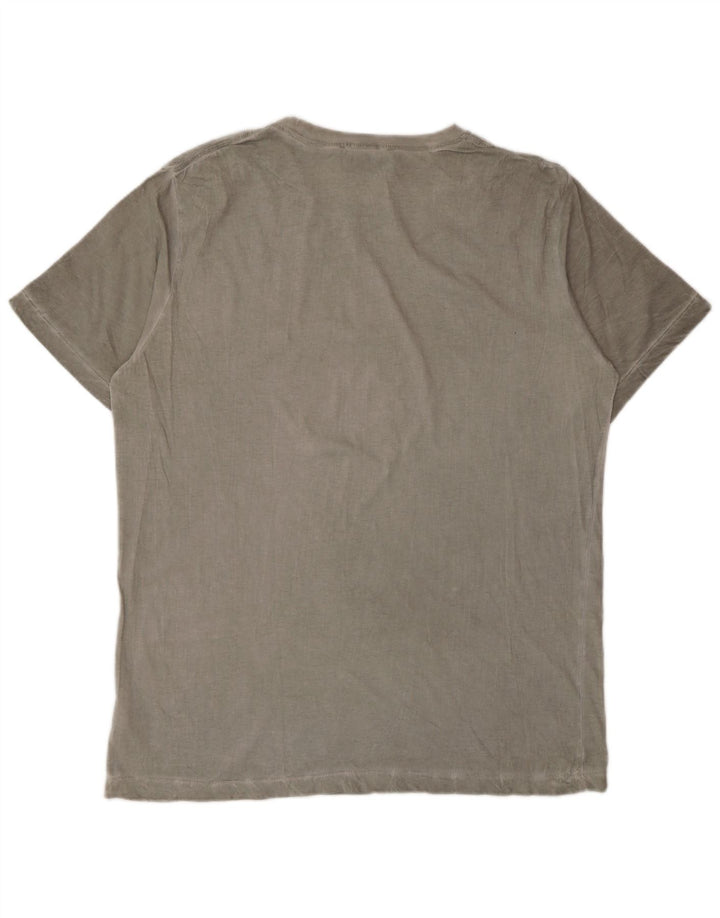 Ανδρικό T-Shirt Diesel Top μεγάλο γκρι βαμβακερό