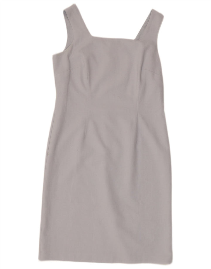 Marks & Spencer Γυναικείο Αμάνικο Shift Φόρεμα UK 14 Large Blue