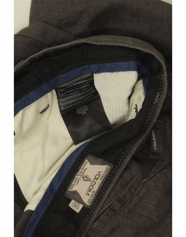 Ανδρικό σορτς Chino Volcom W36 μεγάλο γκρι βαμβακερό
