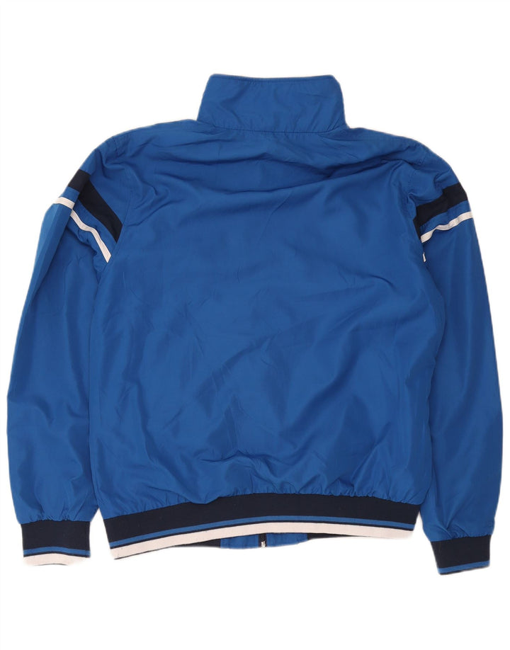 Ανδρικό μπουφάν Asics Bomber UK 42 XL Blue Colourblock Polyester