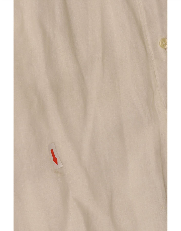 Ανδρικό πουκάμισο Brooksfield Νούμερο 40 Medium White Len