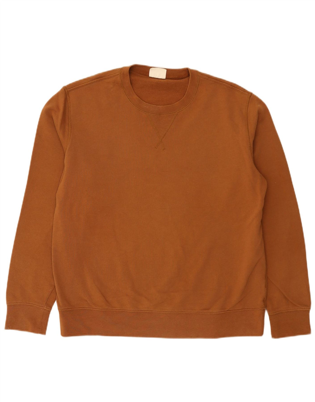 Ανδρικό φούτερ Marks & Spencer Jumper μεγάλο καφέ βαμβακερό