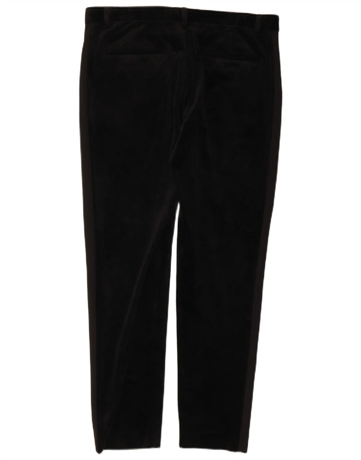 Zara Γυναικείο Slim παντελόνι Chino EU 40 Medium W31 L28 Black Viscose