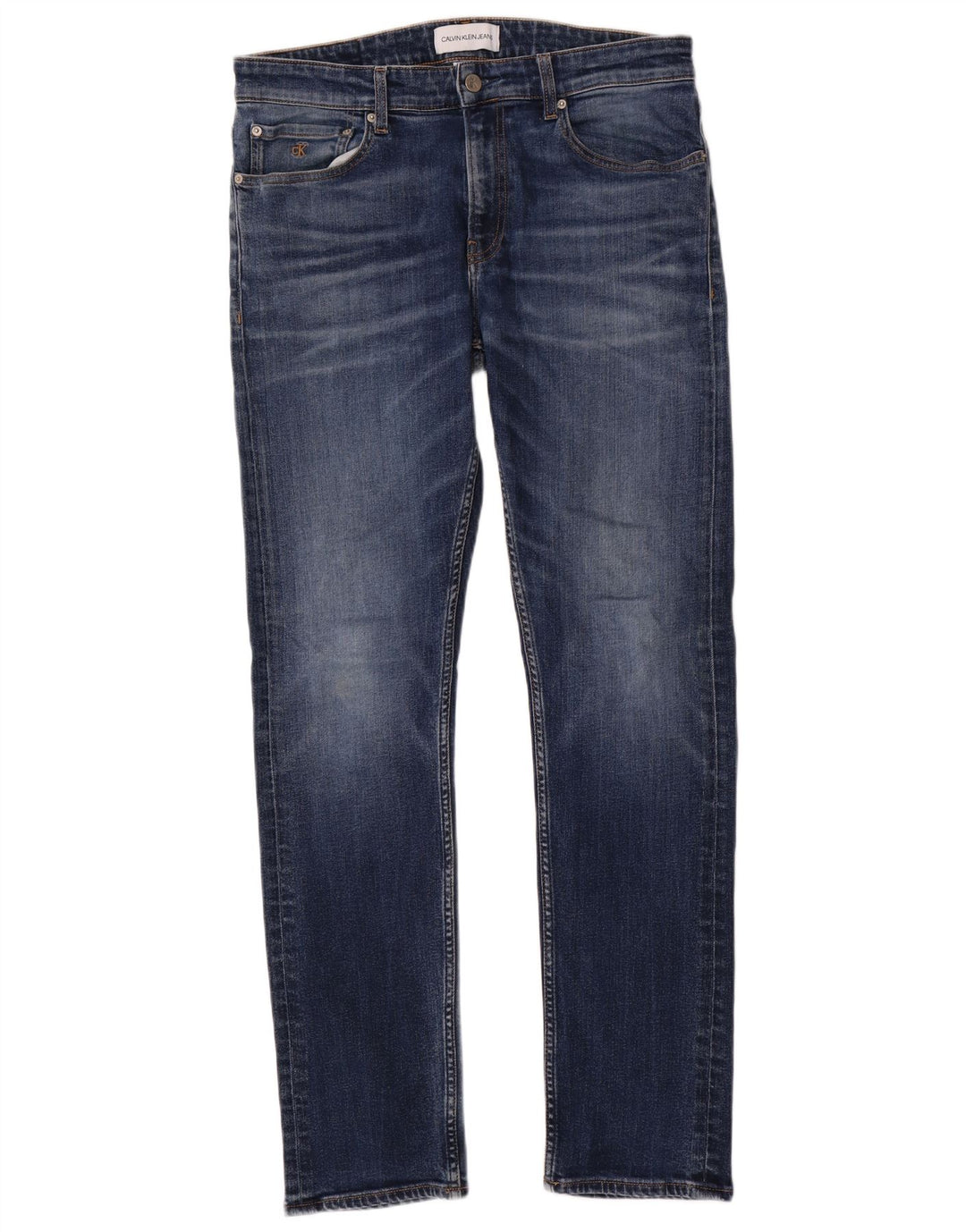Calvin Klein Ανδρικό Slim Jeans W32 L32 Blue Cotton