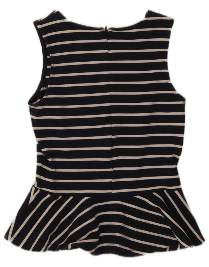 Jack Wills Γυναικεία Μπλούζα Τοπ UK 8 Small Navy Blue ριγέ ναυτικό