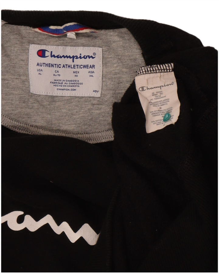 Ανδρικό γραφικό φούτερ Champion Jumper XL Μαύρο βαμβακερό