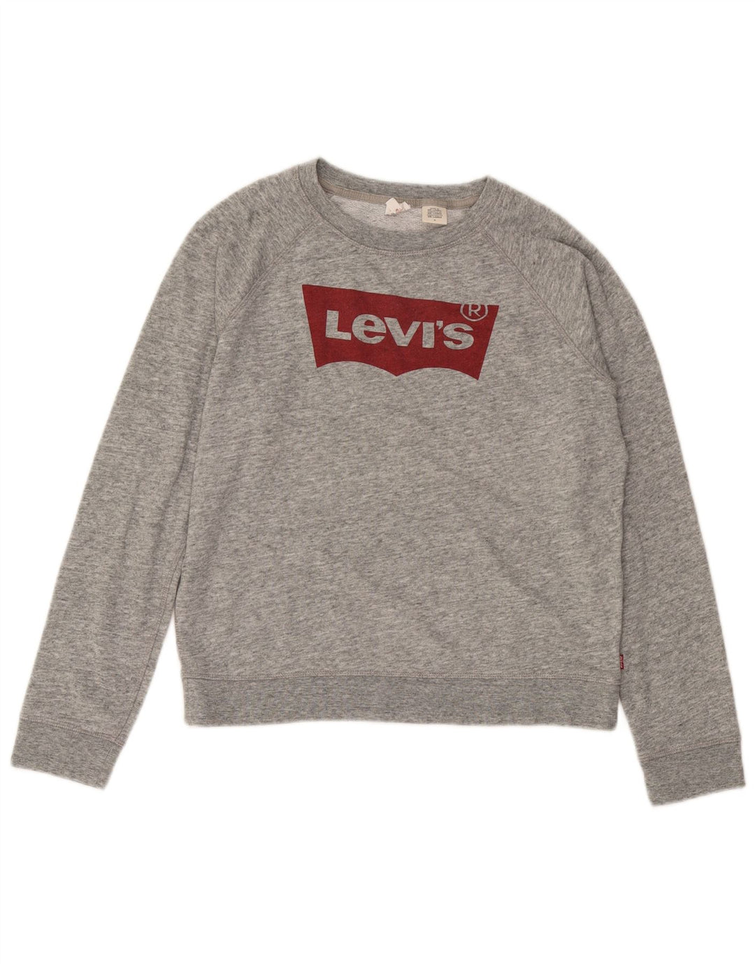 Γυναικείο γραφικό φούτερ Levi's Jumper UK 14 Medium Grey Flecked