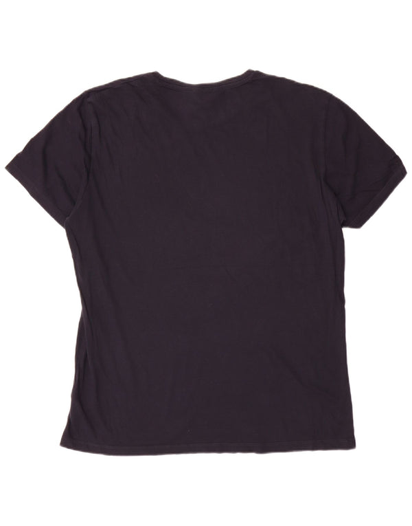 Ανδρικό T-Shirt Cos Top Large Navy Blue από βαμβάκι