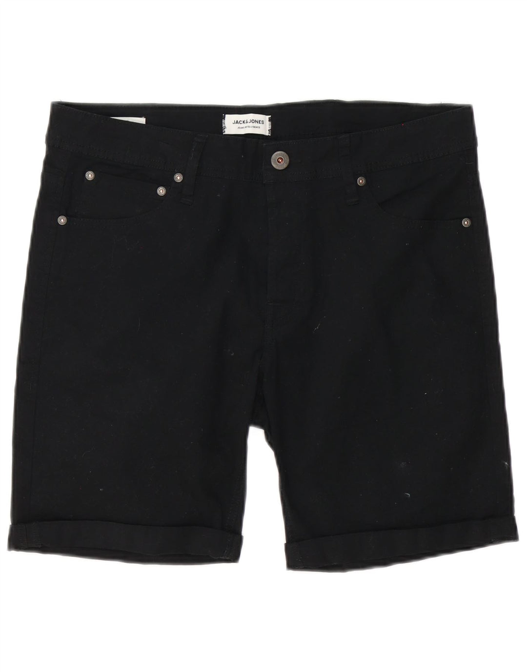 Jack & Jones Ανδρικό σορτς casual Medium W32 μαύρο βαμβακερό