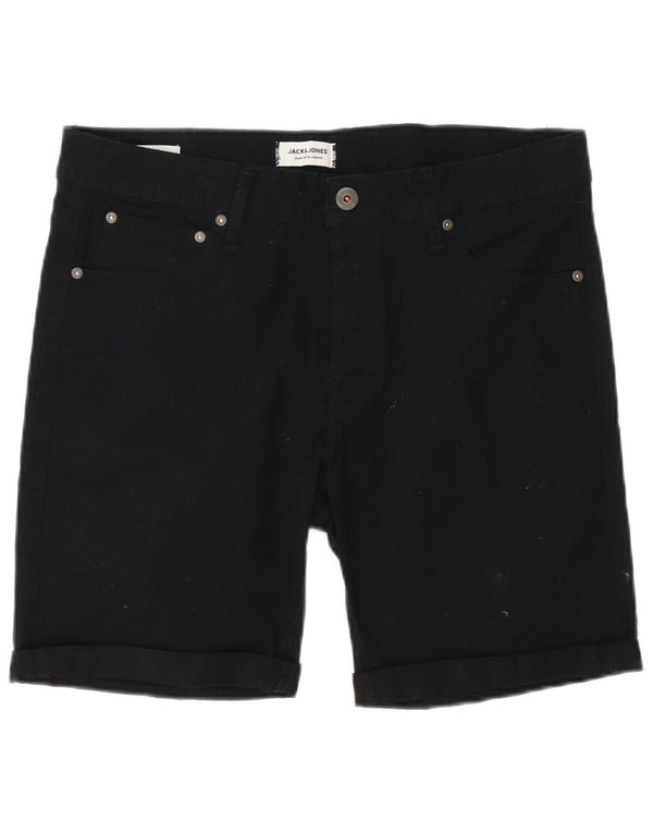 Jack & Jones Ανδρικό σορτς casual Medium W32 μαύρο βαμβακερό