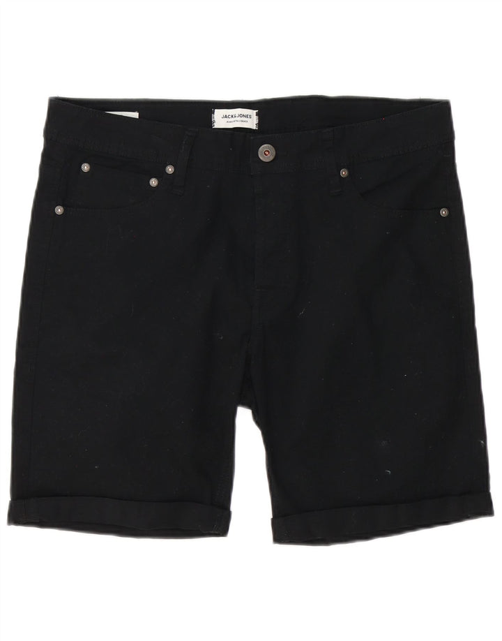 Jack & Jones Ανδρικό σορτς casual Medium W32 μαύρο βαμβακερό