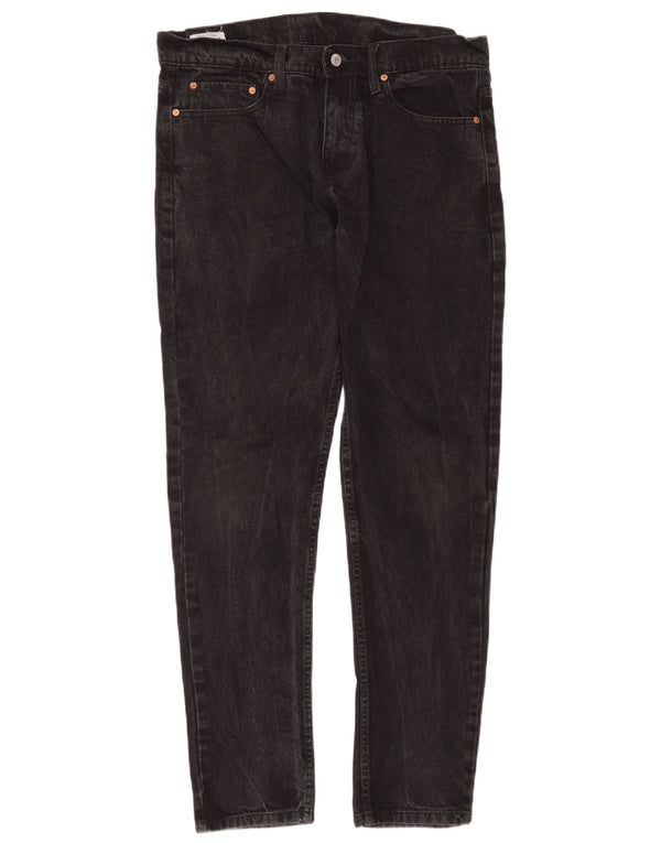 Levi's Mens 508 Tapered Jeans W34 L32 Μαύρο