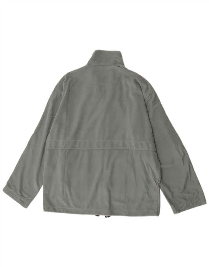 Diadora Ανδρική βελούδινη αθλητική φόρμα Top Jacket UK 40 Large Grey Polyester