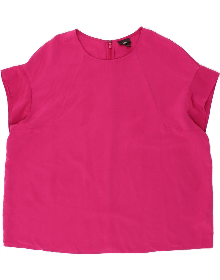 MOSSIMO Womens Blouse Top UK 20 2XL Pink Polyester Vintage Mossimo and Second-Hand Mossimo from Messina Hembry 