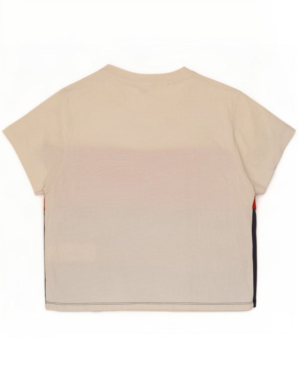 Γυναικείο γραφικό μπλουζάκι Levi's Top 10 Small Off White Colourblock