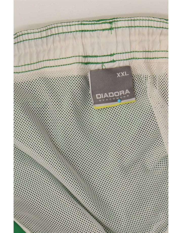 Ανδρικό σορτς κολύμβησης Diadora 2XL πράσινο πολυεστέρα