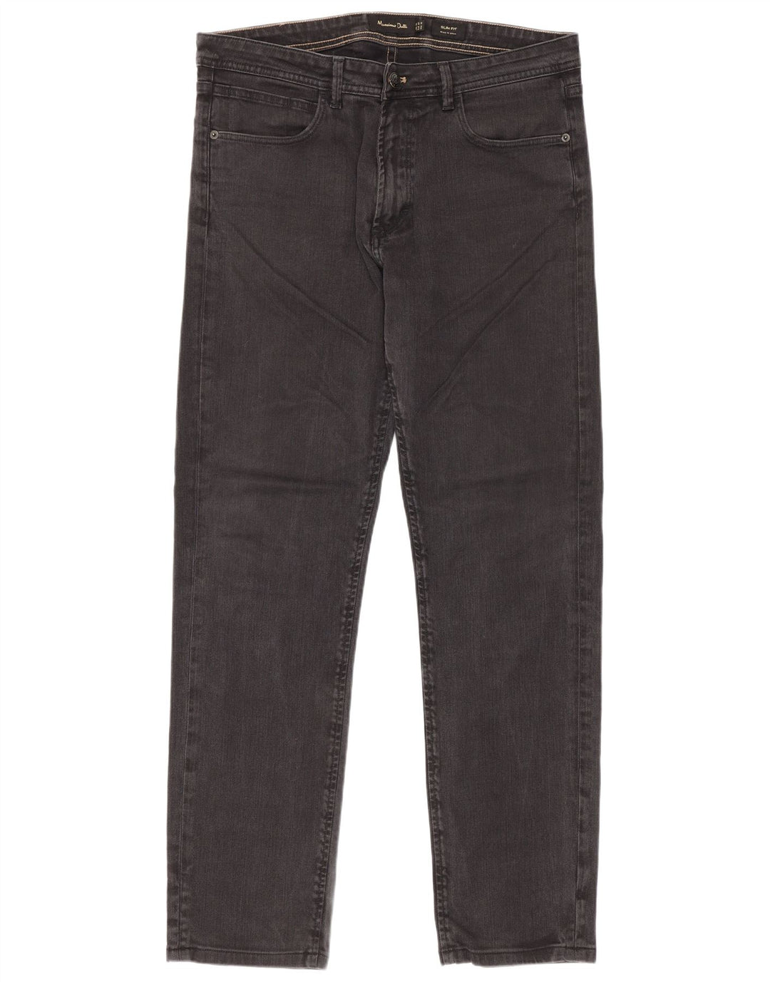 Massimo Dutti Ανδρικό Slim Jeans EU 42 Large W32 L30 Γκρι βαμβακερό