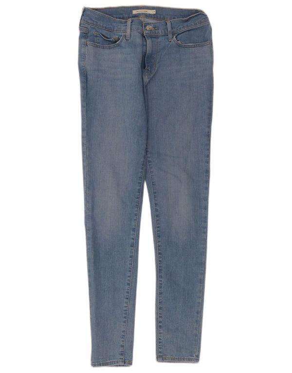 Levi's Womens 710 Super Skinny Jeans W29 L30 Blue Cotton